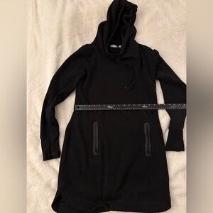 Athleta Black Hooded Dress